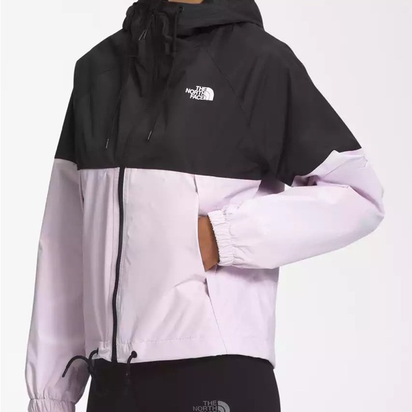 The North Face Jackets & Blazers - The North Face Women's Antora Windproof / Waterproof Rain Hoodie Black/Lavender